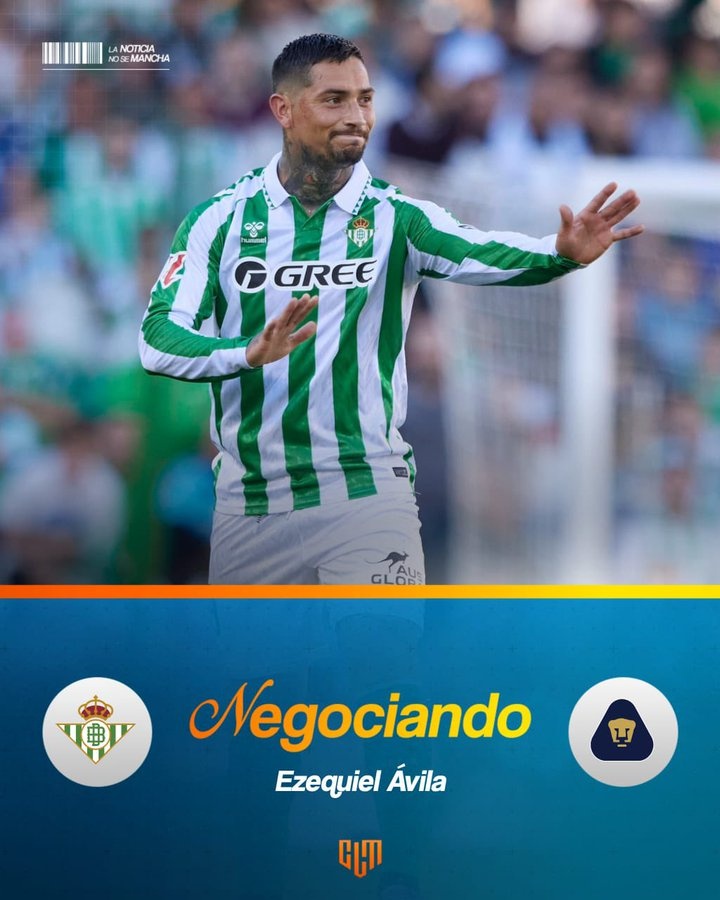 亿万28-记者：墨西哥美洲狮约200万欧报价贝蒂斯前锋阿维拉